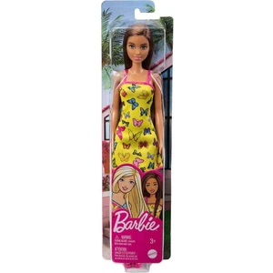 Şık Barbie Sarı Kelebekli Elbiseli