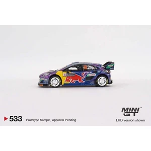 Mini Gt 1/64 Ford Puma Rally1 #19 M-Sport Ford Wrt 2022 Rally Montecarlo Winner MGT00533
