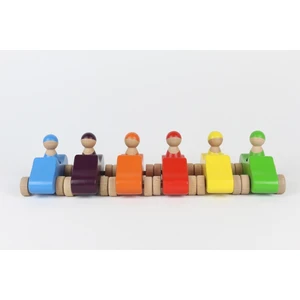 Ali Wooden Aliwooden 6 Lı Waldorf Araba Seti
