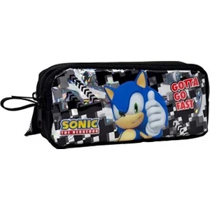 Sonic Kalem Kutusu Gotta Go Fast Temalı Su İticili 100% Polyester İki Bölmeli