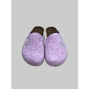 Kadın Erkek Keçe Kumaş Tam Ortopedik Kışlık Ses Yapmaz Ev Terliği