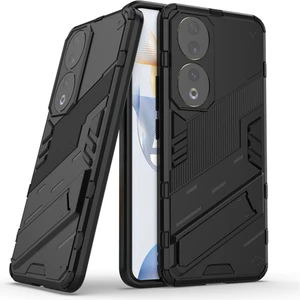 Honor 90 Matrix Serisi Armor Standlı Perfect Koruma Kılıf - Siyah AL3416