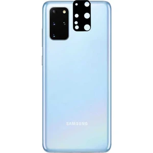 Case 4U Samsung Galaxy S20 Plus Kamera Lens Koruyucu 3D Temperli Cam Siyah