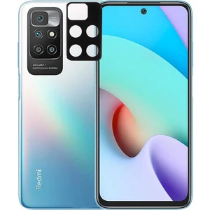 Case 4U Xiaomi Redmi 10 Kamera Lens Koruyucu 3D Temperli Cam Siyah