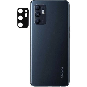 Case 4U Oppo Reno 6 Kamera Lens Koruyucu 3D Temperli Cam Siyah