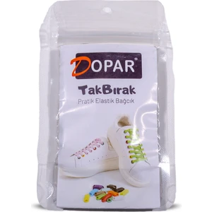 Dopar Elastik Esnek Akıllı Kilit Tak Bırak Ayakkabı Bağcığı 100 cm