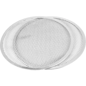 Gui xulian Pizza Eleği, Pizza Tavası, Fırın Için Pizza Tavası, Pizza Tepsisi, 12 Inç Dikişsiz Çerçeveli Alüminyum Yapışmaz Pizza Eleği (2pcs) (Yurt Dışından)