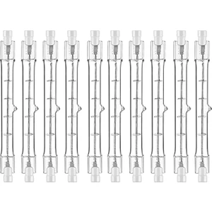 Gui xulian R7s Halojen Ampul 118 Mm 200 W 230 V 10'Lu Paket Halojen Çubuk R7s Halojen Ampul R7s Kısılabilir Halojen Çubuk Lamba Işıkları (Yurt Dışından)