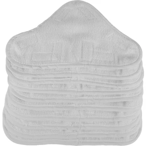 Gui xulian Paspas Için 10 Paket Yedek Buharlı Paspas Mikrofiber Bez Pedi Üç Köşeli Paspas (Yurt Dışından)