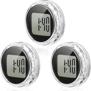 Gui xulian 3 Parça Mini Motosiklet Saatleri Su Geçirmez Yapışkanlı Motosiklet Montajlı Saat Araç, Oto, Araba, Suv Için Dijital Saatler (Yurt Dışından)