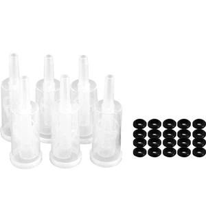 Gui xulian Fermantasyon Için Hava Kilidi Seti, 20 Parça Silikon Gromet Ve Muhafaza, Demleme, Şarap Yapımı, Lahana Turşusunun Fermente Edilmesi Için 6 Parça Plastik Hava Kilidi, (Yurt Dışından)