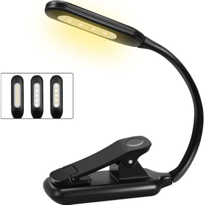 Gui xulian Kitap Işığı, Şarj Edilebilir Okuma Işığı, Yatakta Okumak Için 3 Parlaklığa Sahip 9 Led Kitap Işığı, Kolay Takılabilen Okuma Lambası (Yurt Dışından)