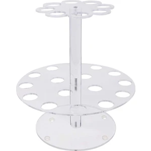 Gui xulian Çift Katmanlar 24 Delikli Dondurma Külahları Tutucu Stand Dekorasyon Pişirme Cupcake Ekran Standı Tutucu (Yurt Dışından)