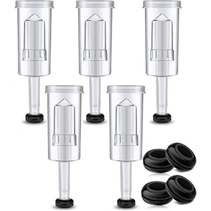 Gui xulian Fermantasyon Kapakları Kiti, Siyah Grometli Fermantasyon Hava Kilitleri Için Hava Kilidi Bira Ve Şarap Için Hava Kilidi Kabarcık, Kavanoz (Yurt Dışından)