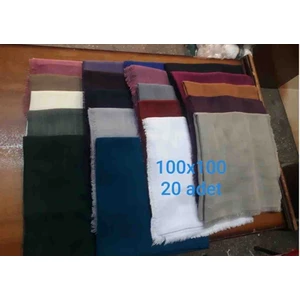 Düzrenk Flamli Dagitmalik Hediyelik Çeyizlik Pamuk Eşarp Yazma 100X100 Cm( 20 Adet Fiyatıdır)