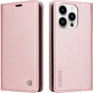 Forestl Digital Iphone 15 Pro Pu Deri Cüzdan Telefon Kapağı Manyetik Kapanış Flip Stand Vaka Golü Altın (Yurt Dışından)