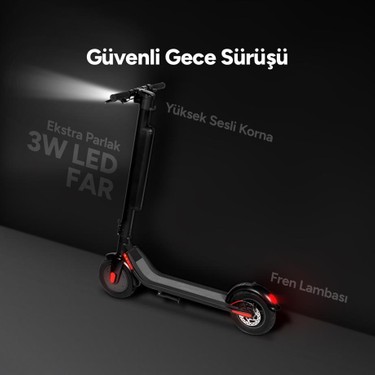 Ttec Boost Pro 350W Katlanır Elektrikli Scooter 25 km/s Fiyatı