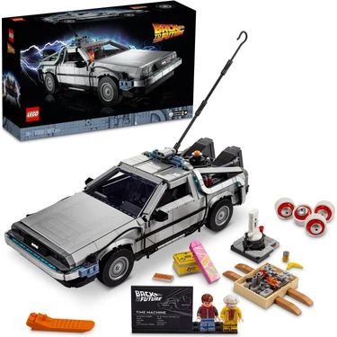 LEGO® Geleceğe Dönüş Zaman Makinesi 10300 - Back To The Future Hayranı Yetişkinler için