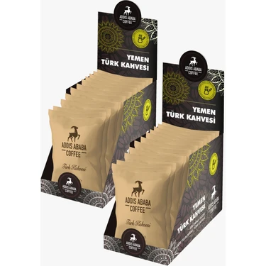 Addis Ababa Coffee Coffee Orta Kavrulmuş Türk Kahvesi 100 gr - 24'lü