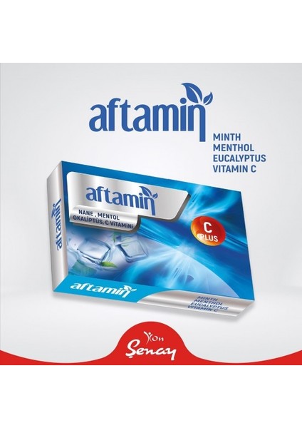 Aftamin Nane Mentol Okaliptus C Vitamini 24 Ad.