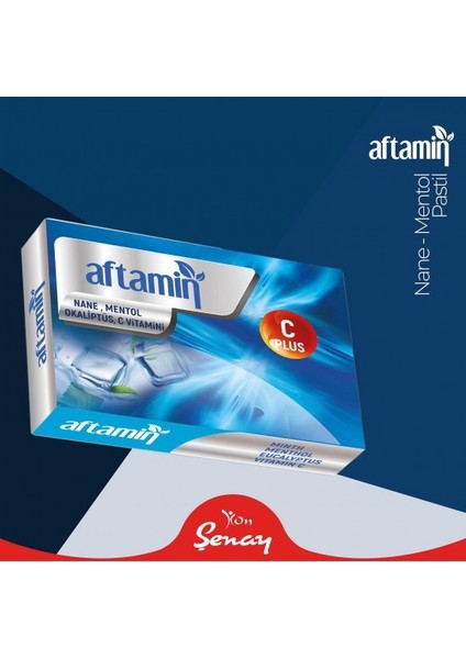 Aftamin Nane Mentol Okaliptus C Vitamini 24 Ad.