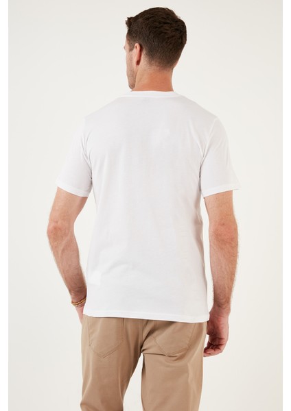 Pamuklu Regular Fit Bisiklet Yaka Basic T Shirt Erkek T Shirt 59020201 indirimleri
