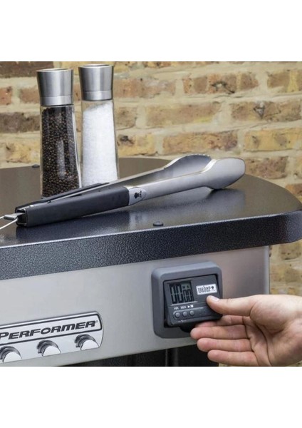 Performer Deluxe Gbs 57 cm Kömürlü Mangal Barbekü Termometreli Tekerlekli fırsatları