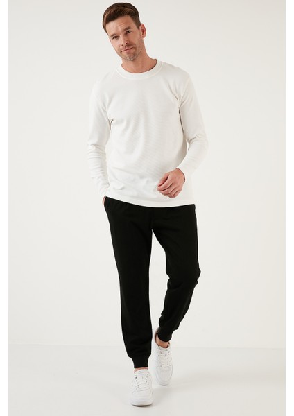 Pamuklu Bisiklet Yaka Regular Fit Sweat Erkek Sweat 5905406