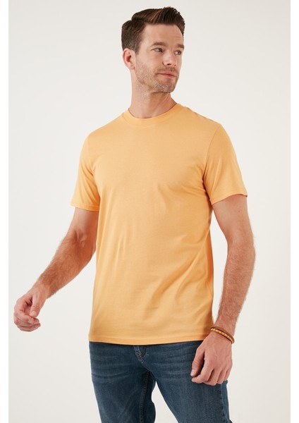 Pamuklu Regular Fit Bisiklet Yaka Basic T Shirt Erkek T Shirt 59020201 fiyatları