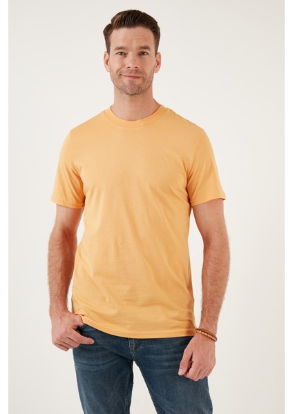 Pamuklu Regular Fit Bisiklet Yaka Basic T Shirt Erkek T Shirt 59020201 modelleri