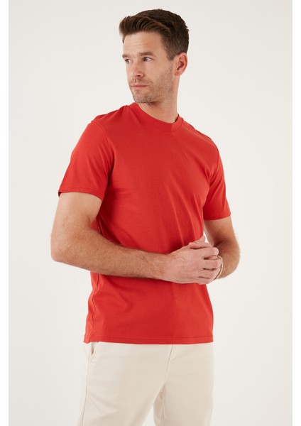 Pamuklu Regular Fit Bisiklet Yaka Basic T Shirt Erkek T Shirt 59020201 modelleri