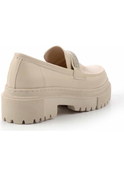 Bej Kadın Loafer Ayakkabı K01891300409 fırsatları
