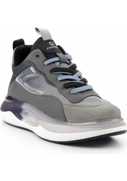 Gri Leather Erkek Sneaker E01185053803 modelleri