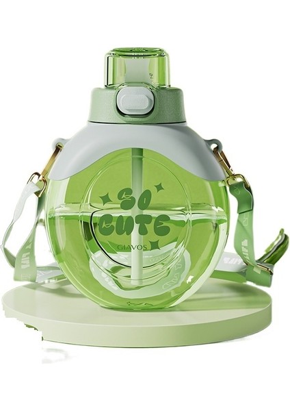 Samanlı Büyük Kapasiteli Tencere Göbeği Su Bardağı Öğrenci Ins Yüksek Değerli Bardak ile Sevimli Canlılık (Yurt Dışından)