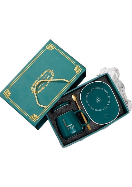 55 Derece Sabit Sıcaklık Fincan Arkadaşı Hediye Yüksek Borosilikat Cam Bardak Sıcak Fincan Hediye Kutusu Su Bardağı (Yurt Dışından)