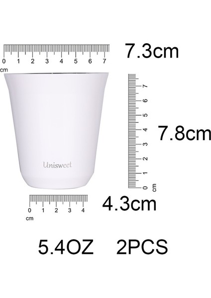 Paslanmaz Çelik Kahve Fincanı Kapsül Kahve Fincanı 304 Çift Katmanlı Yalıtım Taşınabilir Fincan Çay Bardağı Bira Süt Kupası (Yurt Dışından)