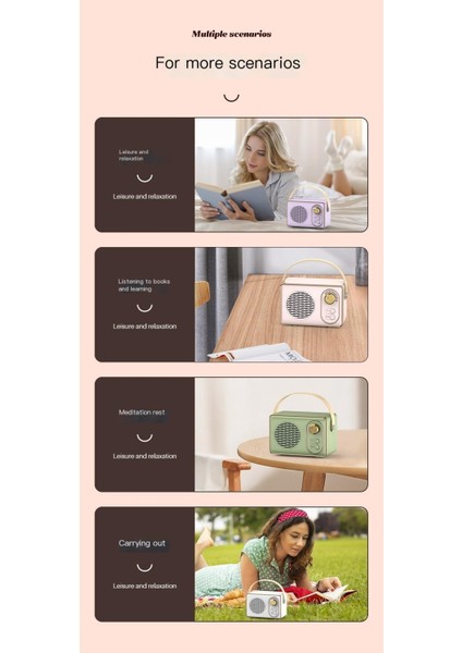 Retro Kablosuz Bluetooth Hoparlör Mini Taşınabilir Hoparlör (Yurt Dışından) modelleri