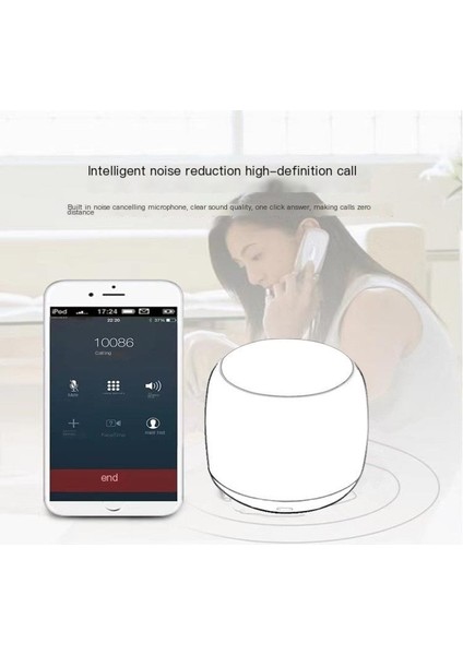 Bluetooth Hoparlör Mini Bluetooth Hoparlör Metal Küçük Hoparlör (Yurt Dışından)