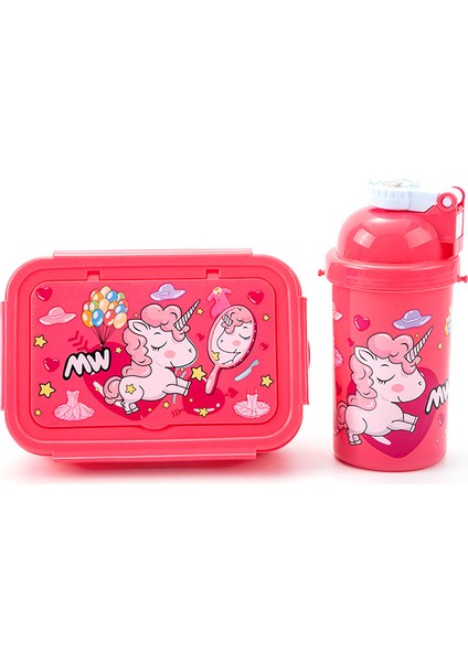 Çocuk Öğle Yemeği Kutusu Seti Öğrenci Karikatür Öğle Yemeği Kutusu Seti Taşınabilir Bölme Çocuk Plastik Öğle Yemeği Kutusu Seti (Yurt Dışından)