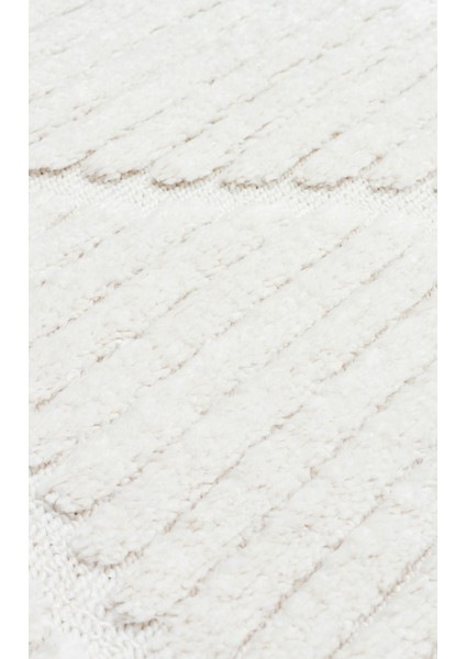 Terazzo Trz 07 Whıte Hav Toz Vermez Yumuşak Dokulu Etnik Örgü Desenlere Sahip Modern Iskandinav Halı fırsatları