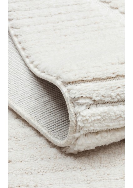 Terazzo Trz 07 Whıte Hav Toz Vermez Yumuşak Dokulu Etnik Örgü Desenlere Sahip Modern Iskandinav Halı indirimleri