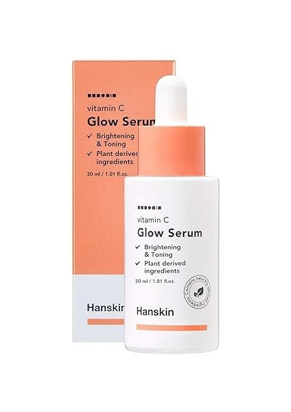 Vitamin C Glow Serum- C Vitaminli Aydınlatıcı Serum/%10 Askorbik Asit /Leke Giderici 30ml