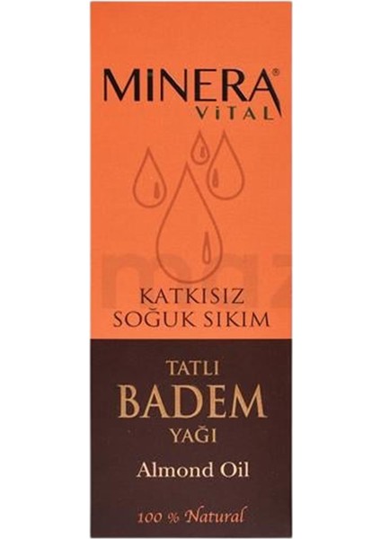 Tatlı Badem Yağı 50 Ml (Soğuk Pres)