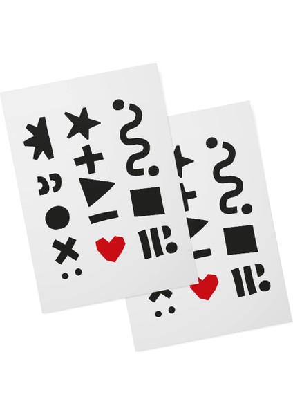 Geometrik Şekiller Motto Kartı / Kartpostal fiyatları