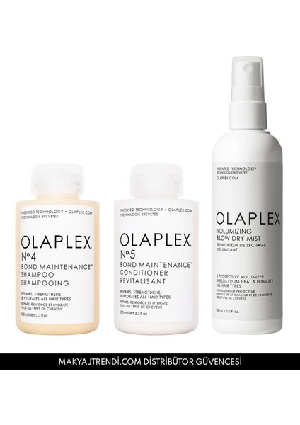 Cleanse & Style Trio - Bağ Güçlendiren & Saçları Temizleyen & Nemlendiren & Hacim Veren Üçlü Set