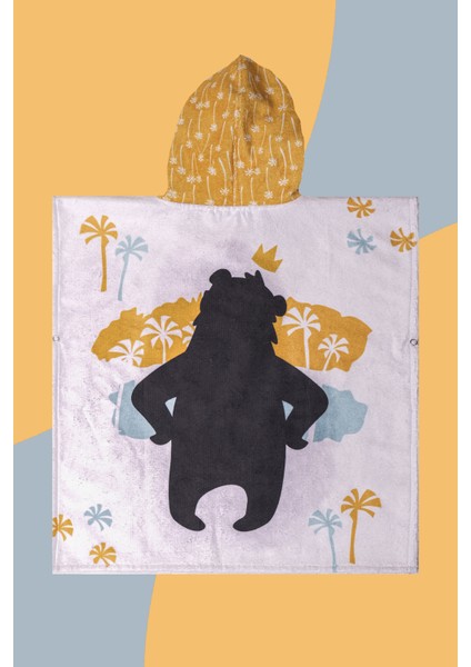 Cool Bear Çocuk Panço Plaj Havlusu 7-8 Yaş
