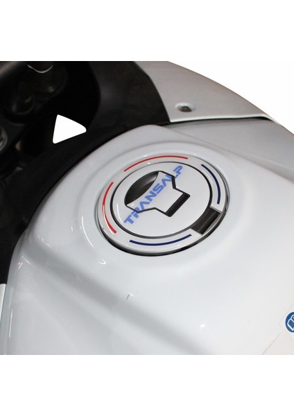 GP Kompozit Honda XL750L Transalp 2023-2024 Uyumlu Tank Pad Beyaz