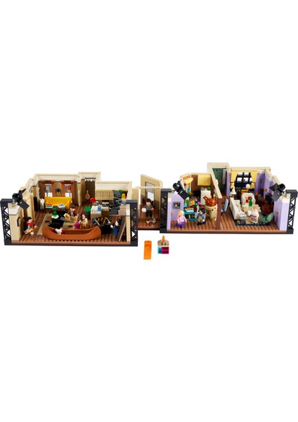 LEGO® Friends Daireleri 10292- Yetişkinler İçin Ünlü Televizyon Dizisi Friends Mini Figürleri İçeren Koleksiyonluk ve Sergilenebilir Yaratıcı Model Yapım Seti (2048 Parça)