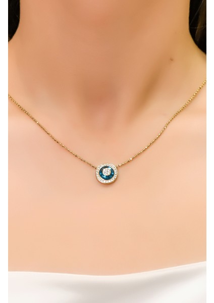 Nazar Boncuklu Kolye 14 Ayar A065260 fiyatları