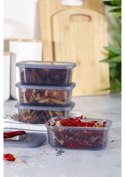 Kare Saklama Kabı 12'li Set